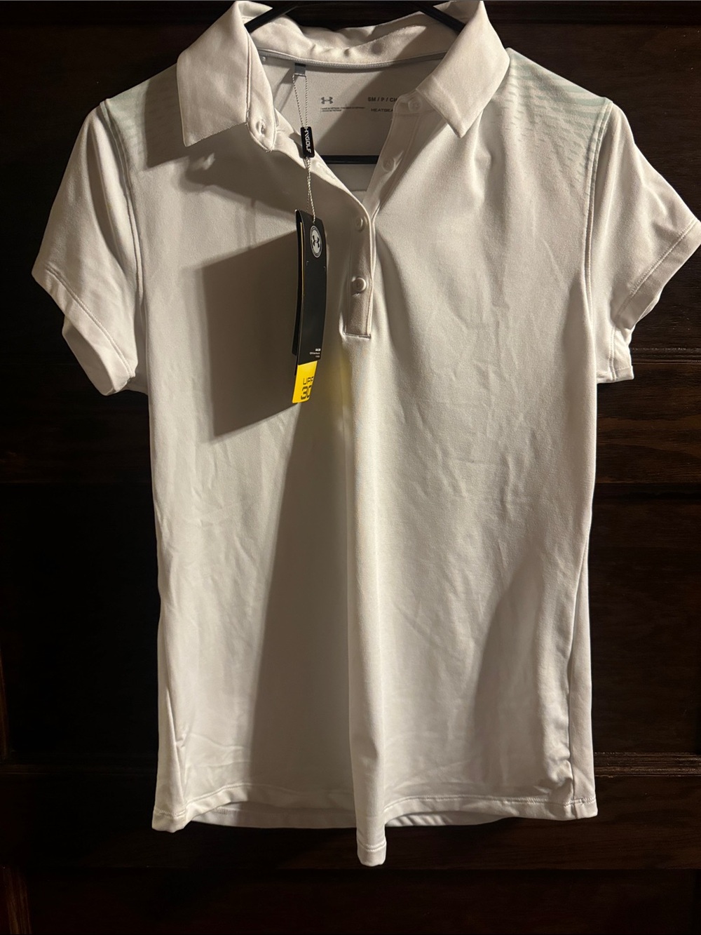 Under Armour White Women’s Performance Polo, NWT
